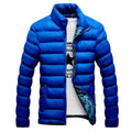 Jaqueta Bomber Casaco Masculina Slim Impermeável de Inverno Acolchoada