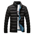 Jaqueta Bomber Casaco Masculina Slim Impermeável de Inverno Acolchoada