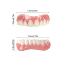 Dentadura Universal NewSmile Ajustável, Discreta e Confortável - Kit Prótese Dental Completa - Compre 1 e Leve 2