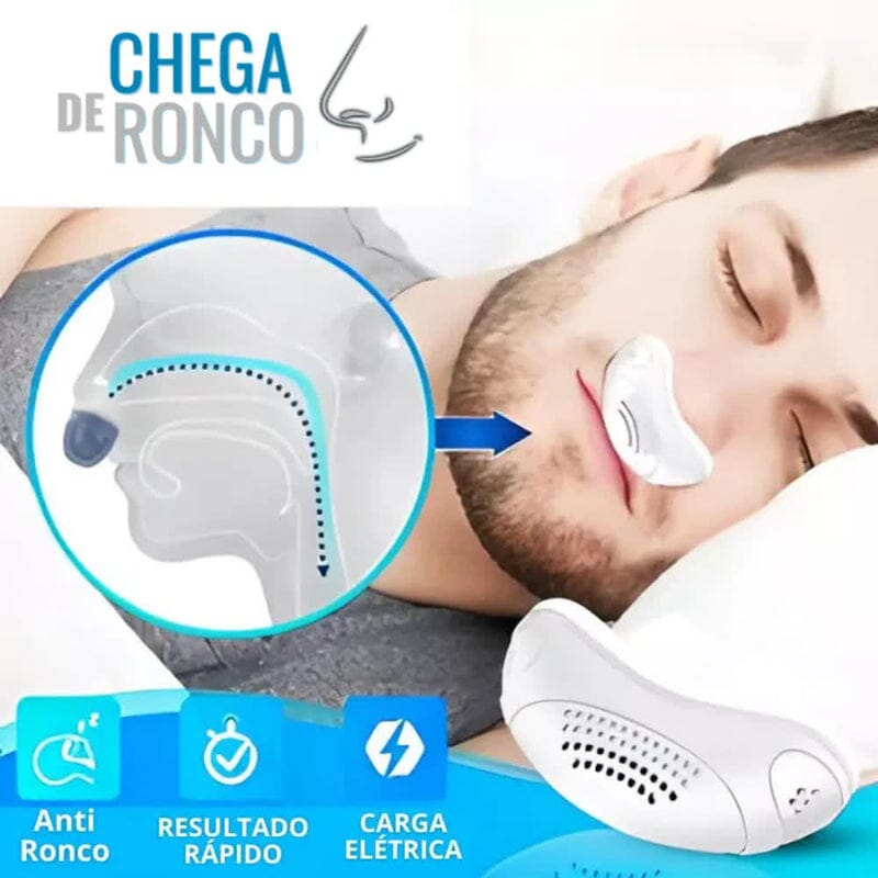 COMPRE 2 LEVE 3 - Aparelho Anti Ronco Elétrico Solução para Ronco