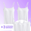 COMPRE 2 e LEVE 5 - Blusinha com Sutiã Embutido de Tecido Respirável